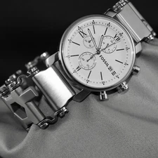 Link- watch adapter ***Compatible LEATHERMAN TREAD / TREAD LT*** Stainless steel