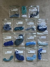 LOT OF 15 BLUE Paracord Planet 550 7 Strand Paracord BLACK WHITE GRAY USA MADE