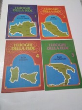 cartine geografiche I LUOGHI DELLA FEDE- I SANTUARI D'ITALIA-COGED 1979