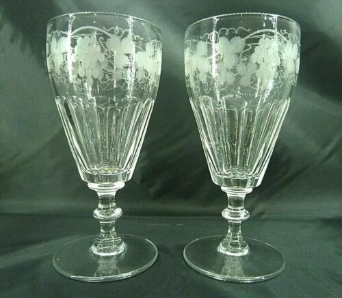 Etched Champagne Glass