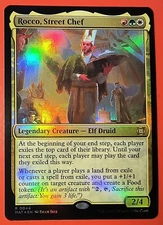 MAGIC, MTG: *Rocco, Street Chef* 0044 /MARCH OF THE MACHINE, NM FOIL, RARE  
