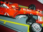 FERRARI MICHAEL SCHUMACHER 2003 DIE CAST 1/18 HOT WHEELS CUSTOM DECAL SPONSOR F1