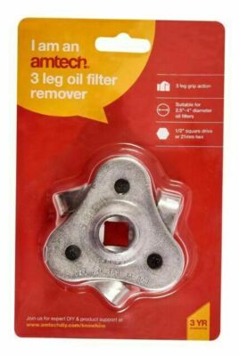 Amtech J1100 3-Leg 2-Way Adjustable Oil Filter Remover Wrench