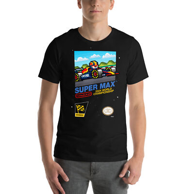 Super Max Verstappen Red Bull 2024 Formula 1 F1 Nintendo 8-bit Cap T-Shirt