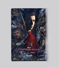 SPIDER MAN : NO WAY HOME / GLASS - 2" x 3" MOVIE POSTER MAGNET marvel avengers