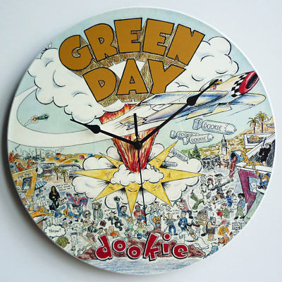 Green Day - Dookie (1994) - 12'' Vinyl Schallplattenuhr