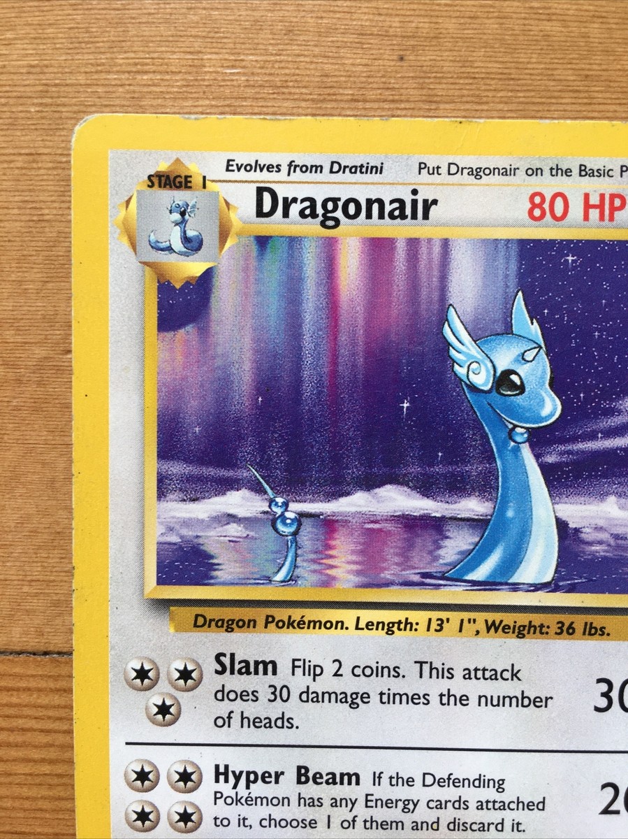 1999 dragonair pokemon card Pokémon TCG Dragonair Base Set 18/102 Regular Unlimited Rare 1999 Vintage