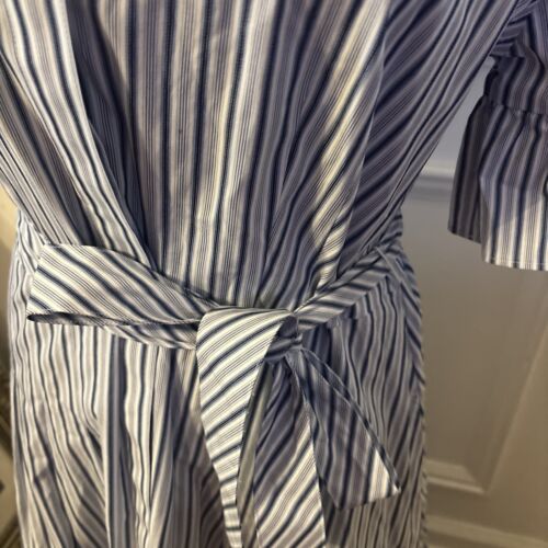 BROOKS BROTHERS NWT ($228) vertical stripe a line shirt dress size 14 - Picture 3 of 10