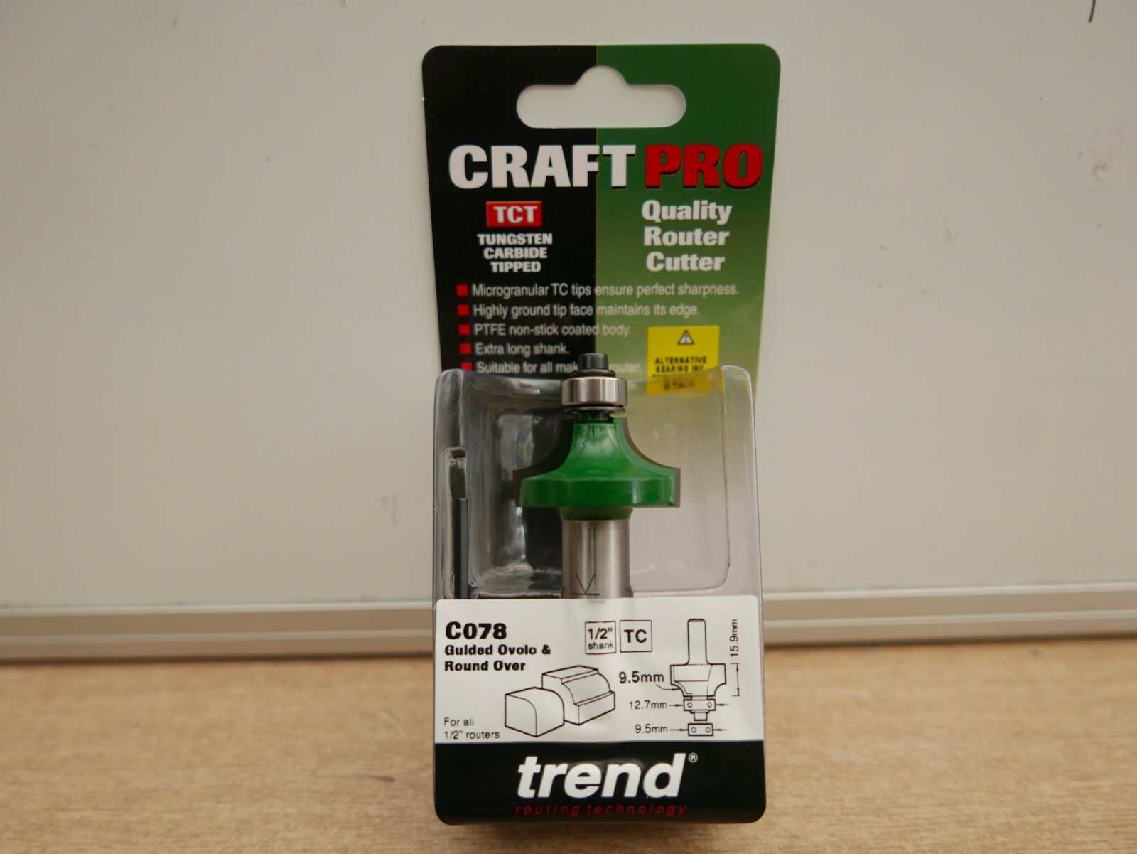 Trend Craftpro Round Over And Ovolo Router Cutter - Image 4