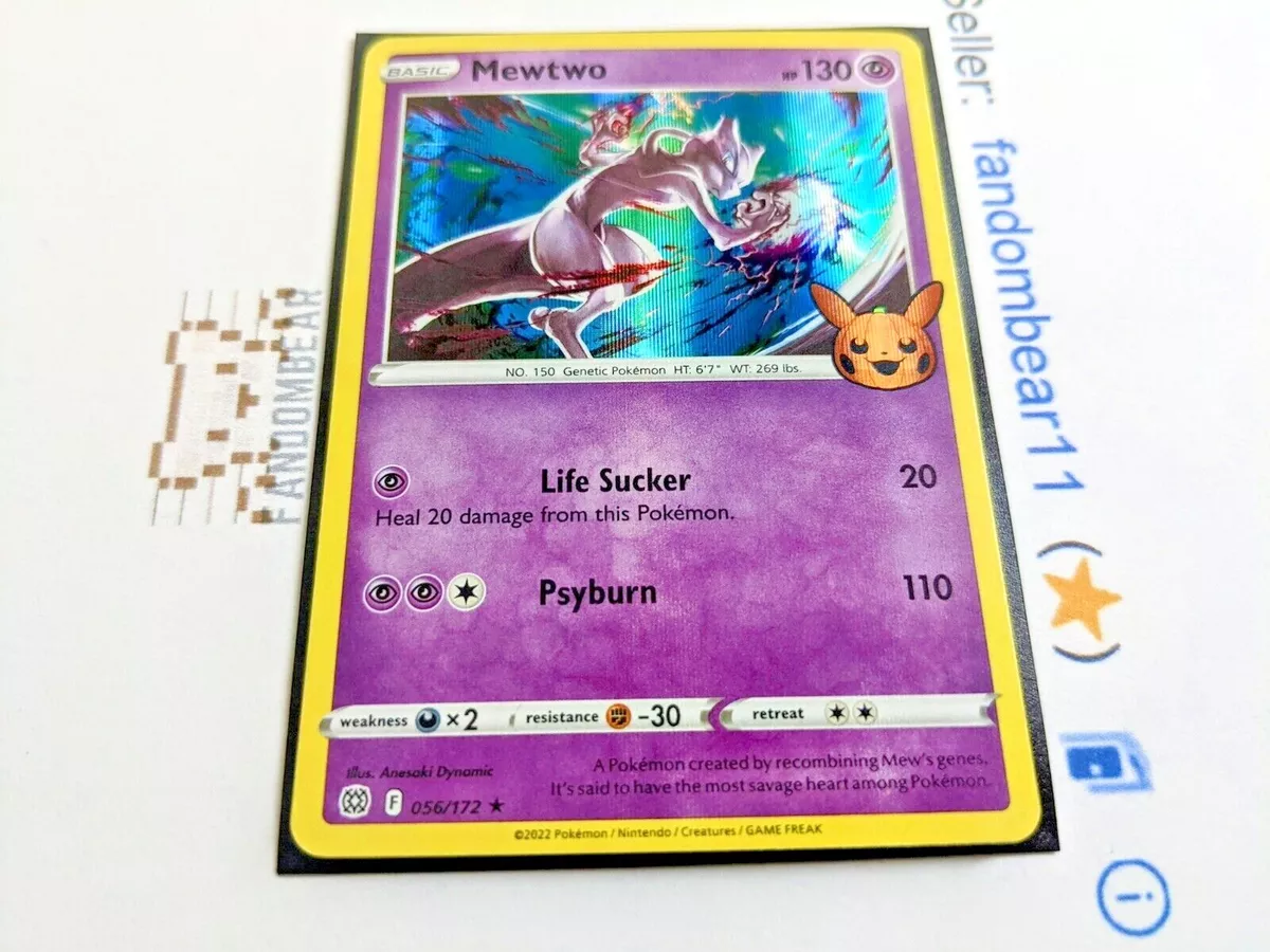 Kit Carta Pokémon Pikachu E Lendário Mewtwo