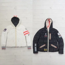 Rare Bogner One World Series Down Ski Polar Jacket Rare Fire+Ice USA 10 Vintage