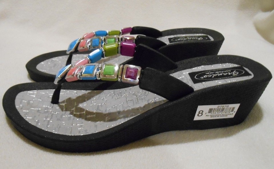 Beaded Thong Sandals And Pink Toes : R/thongsandals