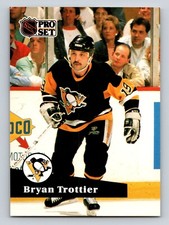 Bryan Trottier 1991-92 Pro Set #192 Pittsburgh Penguins