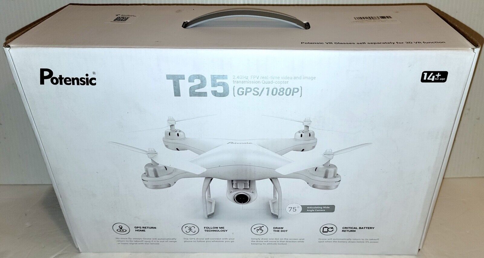 Potensic T25 GPS Drone FPV RC Quadcopter w/1080P HD Camera WiFi 