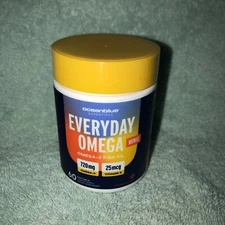 Oceanblue Essentials Everyday Omega Minis 60 Soft Gels Fish Oil Vitamin D3 NEW