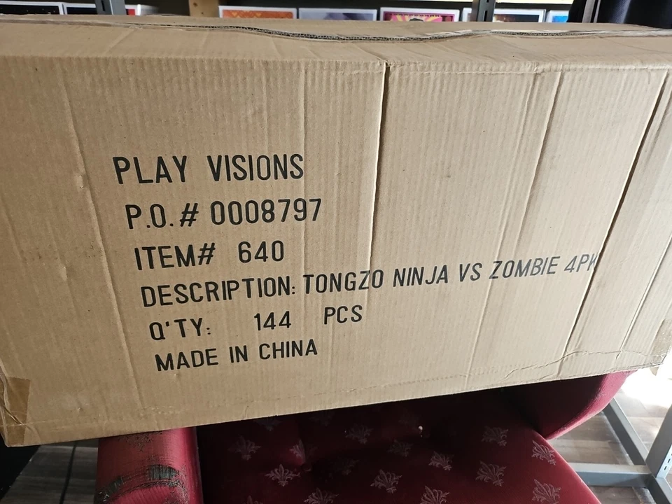 Estuche Sellado De 144 TONGZO BATTLECHIPZ Ninjas vs Zombies Nueva Variedad (Trl8) Foto 2 de 4