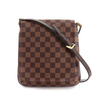 LOUIS VUITTON Damier Musette Salsa Short Shoulder Bag Ebene N51260 90129619  | eBay