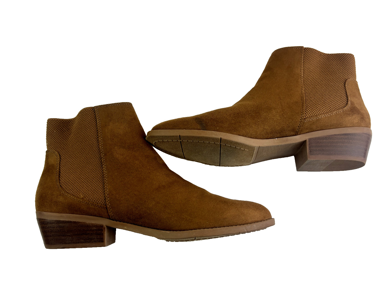 STEVE MADDEN Solid Brown Suede Pull On Ankle Boot… - image 6