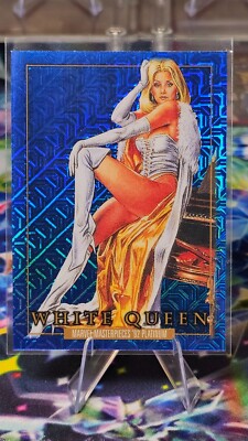 2024 Upper Deck Marvel Masterpieces '92 Platinum Blue Traxx Purple Crystals