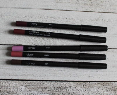 5 pc Lip Pencils - Blush / Lovely / Berry / Rosebud / Cocoa - NEW