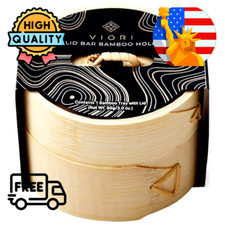 Viori Hair Shampoo  Conditioner Bamboo Bar Holder