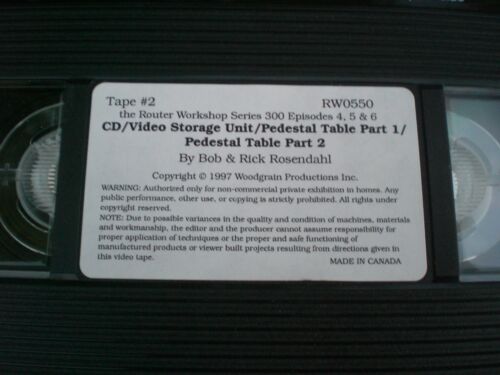 The Router Workshop 300 Series VHS by Oak Park Enterprises volume 3 - Imagen 4 de 7