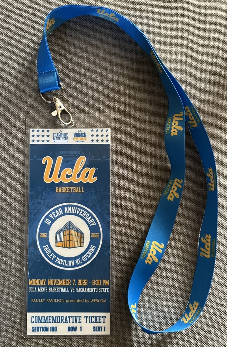 UCLA Basketball Lanyard with commemorative doubleheader 11 - Main Image