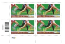 STAMP US SCOTT 3397 "Runners" 33 CENT 2000 MNH PB OF 4 LL
