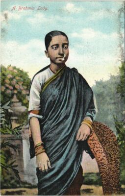 PC BRAHMIN LADY INDIA (a20722)