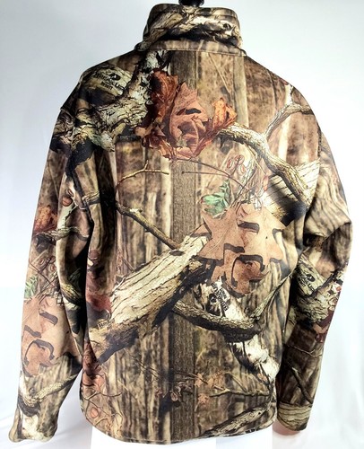 RedHead Full Zip Fleece Reverseable Hunting Jacket Woodland Camouflage P/Ch Sz S - Picture 4 of 11