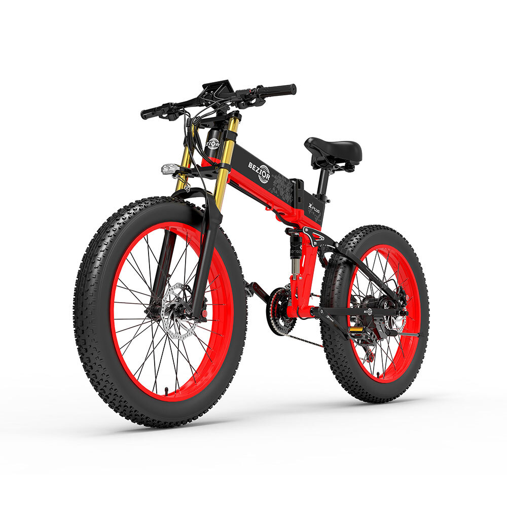 BEZIOR X PLUS Folding EBike Ebicycle 1500W Motor 26x4.0" Fat Tire