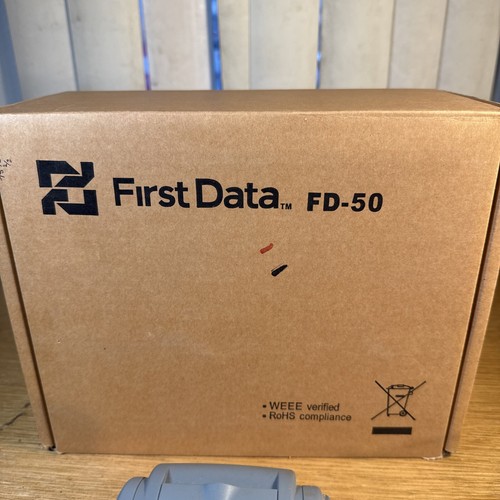 First Data FD50 Credit Card Terminal With Power Cords - Excellent - Picture 12 of 16
