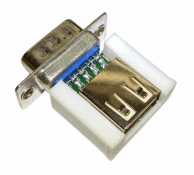 SORDAN Apple DB9 to USB Mouse Adapter for Apple II for Apple Macintosh Computer