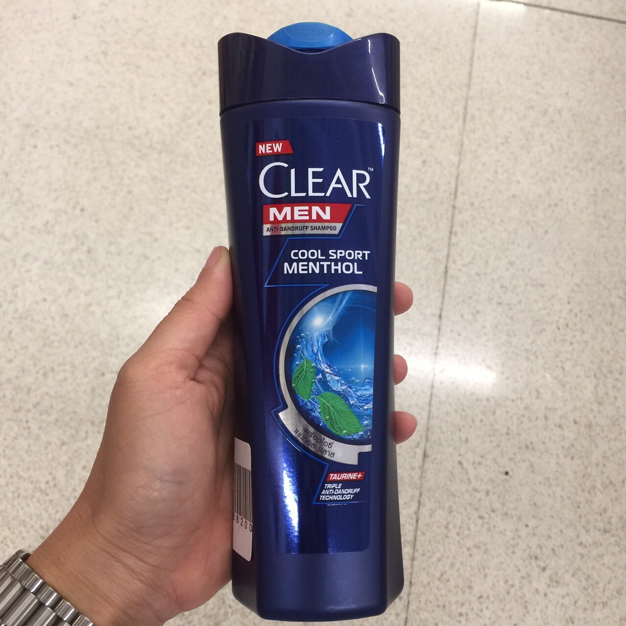 Clear men anti dandruff shampoo cool sport menthol nourishing refresh