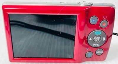 Excellent+]Canon IXY 180 PowerShot ELPH 180 Red 20MP Digital