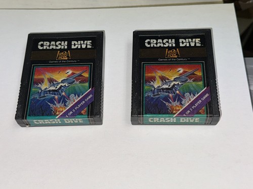 Crash Dive Atari 2600 Game + Instruction Manual Tested Working PAL version RARE - Picture 2 of 4