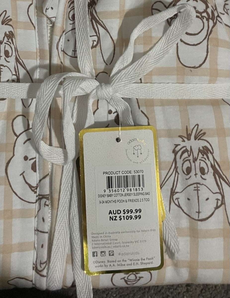 Winnie The Pooh Disney Adairs Sleep Sack Sleeping Bag Tog 9-24