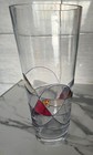 Hand made  Art Glass Vase With Glass Trails 11.5" / 29 cm Tall 