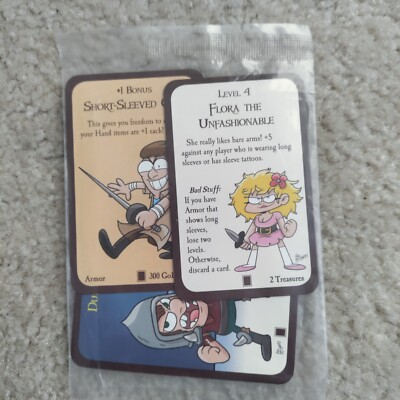Sealed Munchkin Dungeon Of Fashionable Fighting Short-sleeved Coat Flora Promos