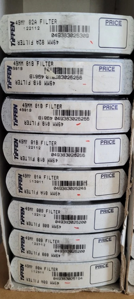 Tiffen Filter - 49mm - NEW - Your Choice, 80A,80B,81A,81B,82A, Star, FLB, FLD - Image 2 of 4
