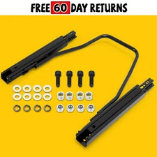 Universal Dual Lock Design Car Racing Seat Base Slider Rail Bracket Bucket Steel