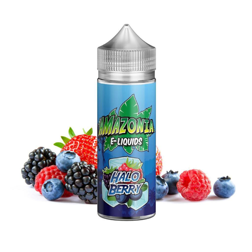 AMAZONIA E LIQUID 120ML 0MG JUICE VAPE 70VG/30PG SUB OHM FRUITY RANGE