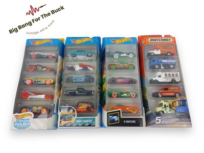 5er Pack Mattel Hotwheels oder Matchbox Spielzeug Autos X-Raycers Trucks Neu OVP