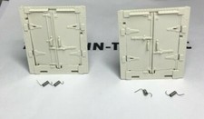 LIONEL MILK CAR DOOR 2EA AND SPRINGS 3472-46 EGGSHELL 3472 3482 6472 6482 NEW