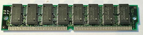 2x 32MB 72 pin Double Sided Non-composite SIMM Without Parity for Apple Mac - Picture 2 of 4