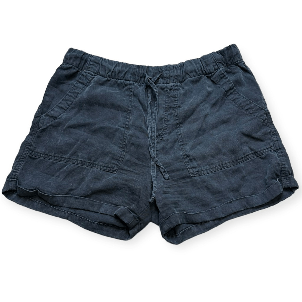 GAP Women's Dark Blue Solid Drawstring Adjustable… - image 1