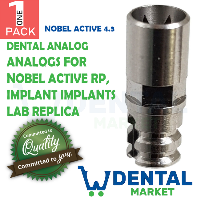 X 1 Dental Analog Analogs for Nobel Active RP, Implant Conical