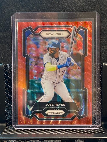 Jose Reyes 2024 Prizm Ruby Wave Prizm - Mets