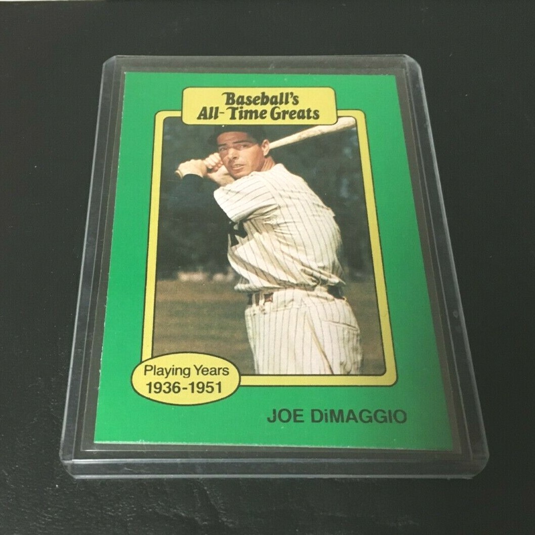 JOE DiMAGGIO BASEBALL'S ALLTIME GREATS CARD YANKEES LEGENDS ODDBALL CARD eBay