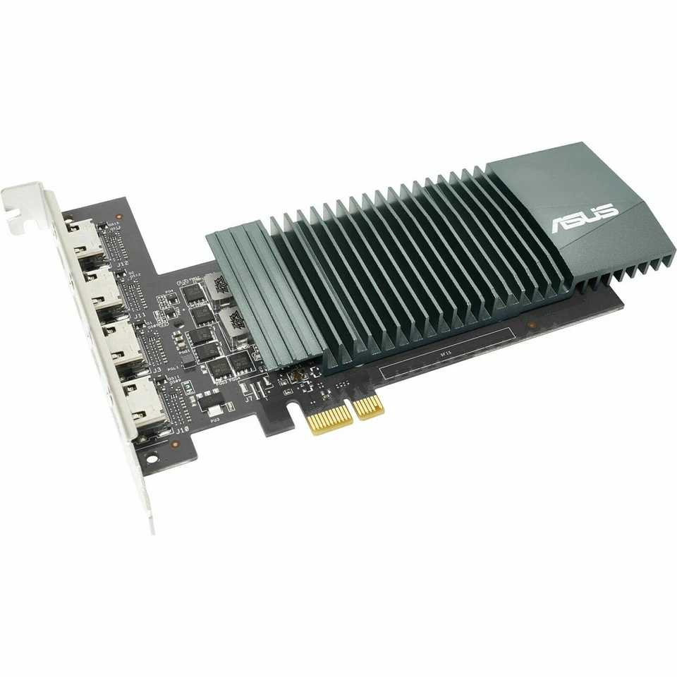 ASUS GeForce GT 710 2GB Graphics Card - 4 x HDMI Slots & 4 Different Displays ! - Image 3 of 4
